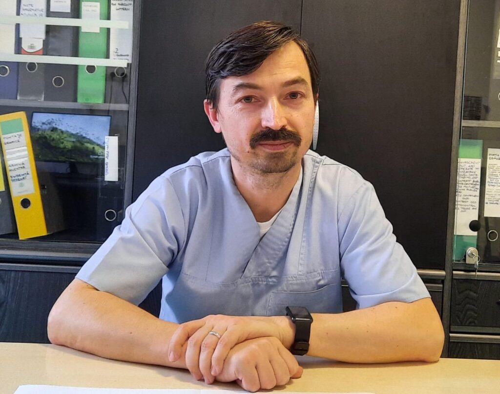 Dr. Iulian Coliof, medic primar nefrologie și coordonator al Programului de Dializă în cadrul S.J.U. Buzău
