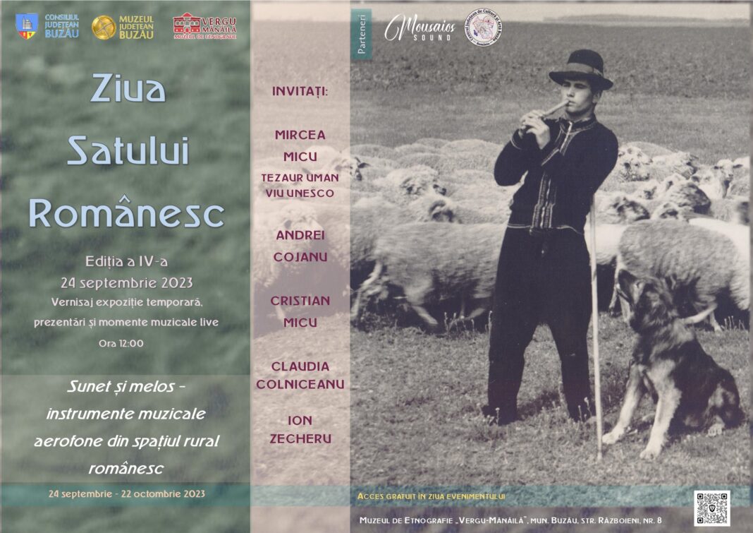 CULTURĂ | Ziua Satului Românesc – ediția a IV-a va avea loc duminică, 24 septembrie 2023 CULTURĂ | Ziua Satului Românesc – ediția a IV-a va avea loc duminică, 24 septembrie 2023