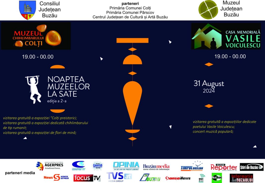 Noaptea Muzeelor la Sate – O Seară de artă și tradiție la Colți și Pârscov Noaptea Muzeelor la Sate – O Seară de artă și tradiție la Colți și Pârscov