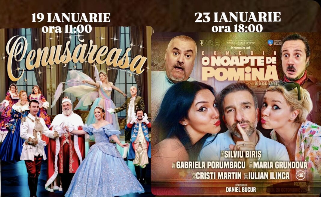 Primul spectacol din 2025 la Teatrul „George Ciprian” – „Cenușăreasa” Primul spectacol din 2025 la Teatrul „George Ciprian” – „Cenușăreasa”