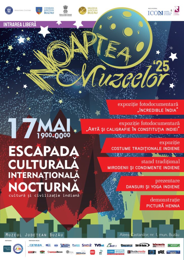 Noaptea Europeană a Muzeelor 2025, la Muzeul Județean Buzău: artă, cultură internațională și o spectaculoasă descoperire paleontologică