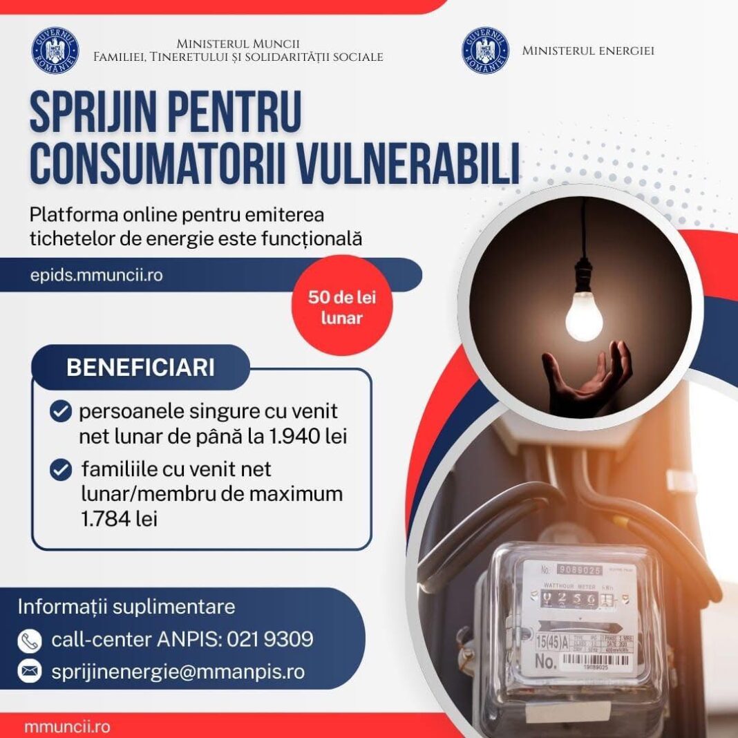Romeo Lungu anunță: Tichete de energie pentru românii cu venituri mici. Platforma EPIDS este funcțională Romeo Lungu anunță: Tichete de energie pentru românii cu venituri mici. Platforma EPIDS este funcțională