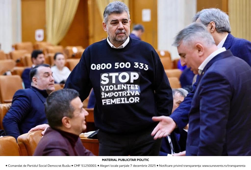 Marcel Ciolacu: „Violența împotriva femeilor nu se combate cu promisiuni, ci cu acțiuni concrete!”