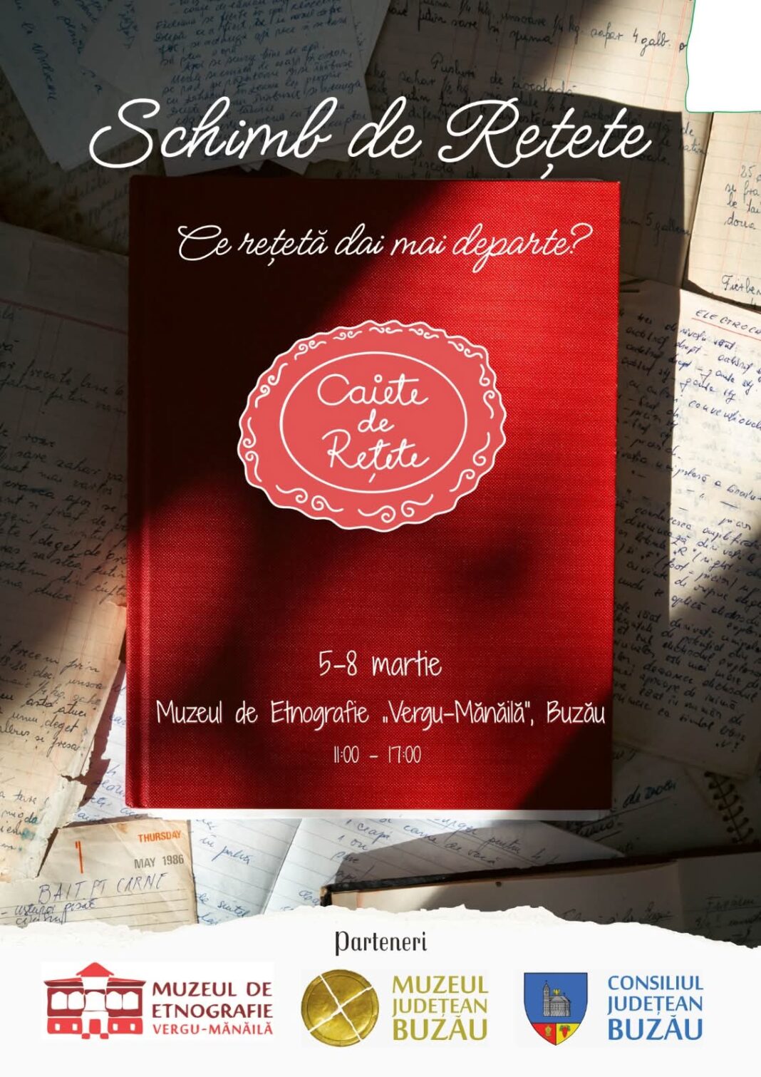 „Schimb de rețete peste timp”, la Muzeul de Etnografie „Vergu-Mănăilă”: comunitatea scrie împreună Caiete de Rețete „Schimb de rețete peste timp”, la Muzeul de Etnografie „Vergu-Mănăilă”: comunitatea scrie împreună Caiete de Rețete