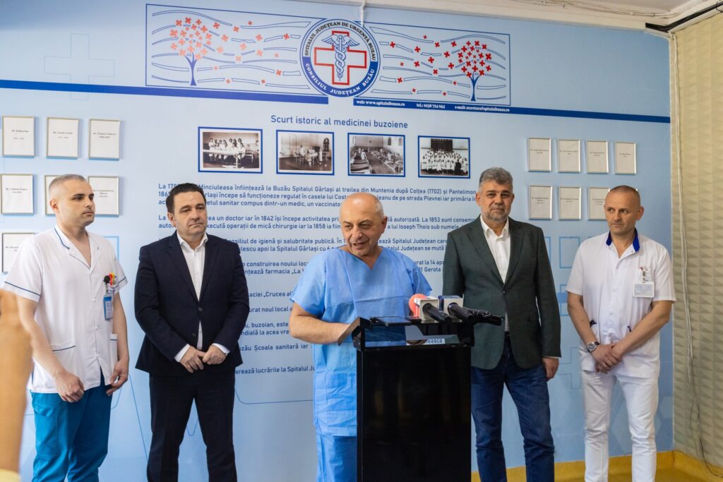 Claudiu Damian revine la conducerea Spitalului Județean Buzău. Mesaj de apreciere pentru fostul manager Sorin Pătrașcu