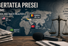 România, la mijlocul clasamentului în topul mondial al libertății presei. Țara noastră a urcat șase poziții, dar se menține în zona incertă