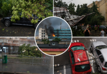VIDEO | Furtuna care a paralizat Buzăul! Una dintre cele mai violente manifestări meteo din ultimii 20 de ani în județ