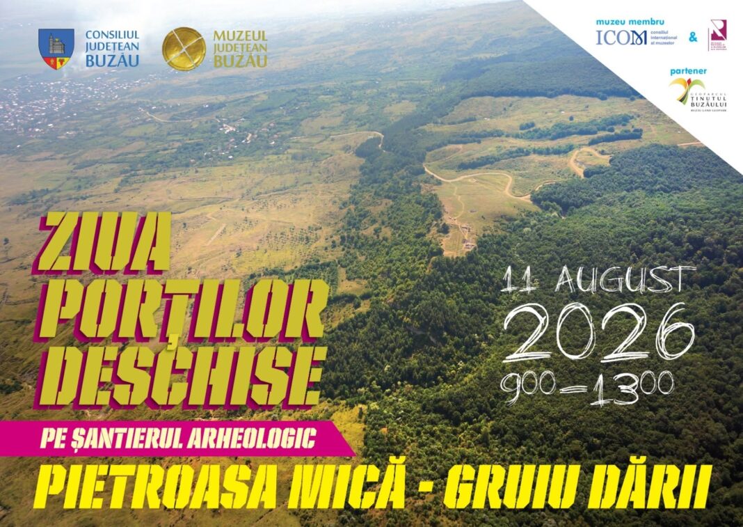 Ziua Porților Deschise pe șantierul arheologic de la Pietroasa Mică – Gruiu Dării Ziua Porților Deschise pe șantierul arheologic de la Pietroasa Mică – Gruiu Dării