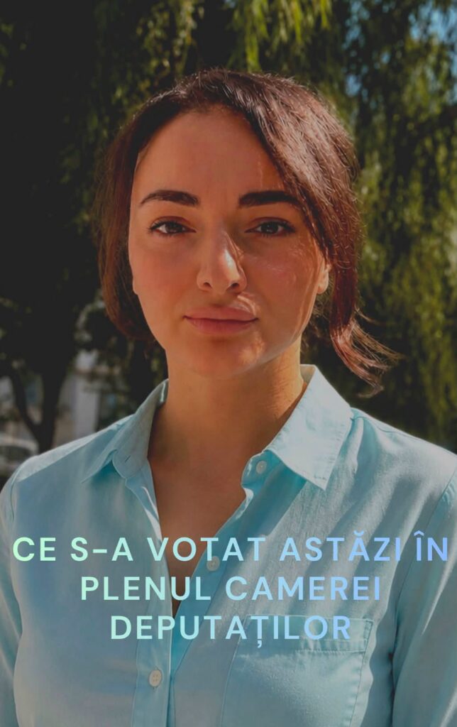 Oana Matache: Vot pentru revenirea la degrevarea de ore a directorilor de școli și sprijin pentru persoanele cu handicap care ies din centre