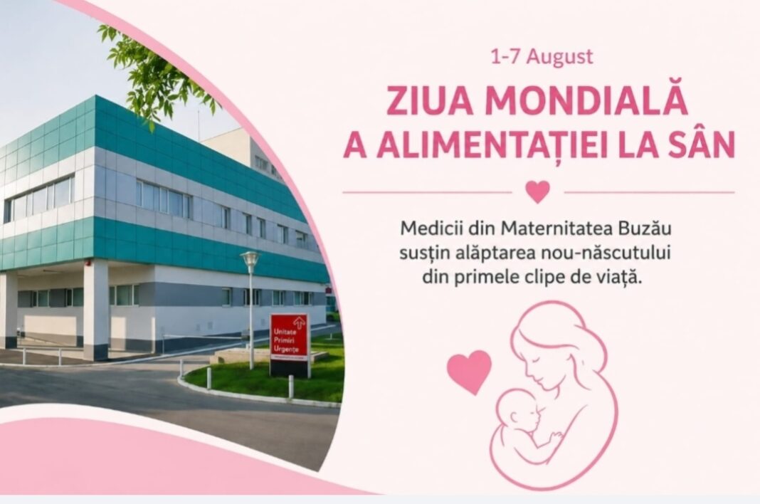 Medicii Maternității Buzău promovează beneficiile alăptării: „Încurajăm toate mamele să ceară sprijin și informații corecte” Medicii Maternității Buzău promovează beneficiile alăptării: „Încurajăm toate mamele să ceară sprijin și informații corecte”