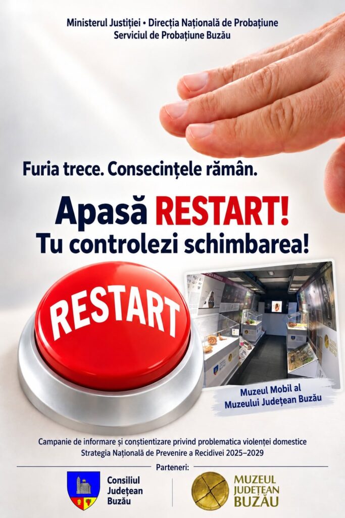 Muzeul Mobil ajunge la Pătârlagele și Nehoiu, într-o campanie de prevenire a violenței. Acțiune organizată de Serviciul de Probațiune Buzău